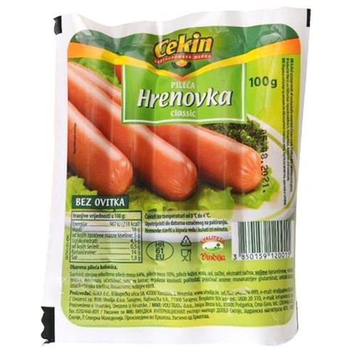 Chicken weiners 300 g – Cekin