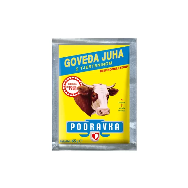 Beef soup with noudles 65 g - Podravka