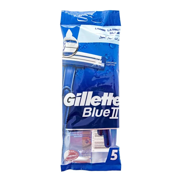 Blue II LH disposable razors, 5 pcs
