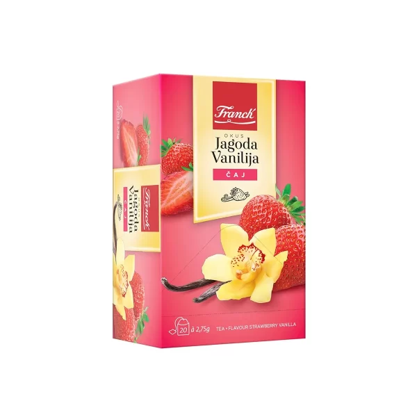 Strawberry with vanilla tea 55 g -Franck