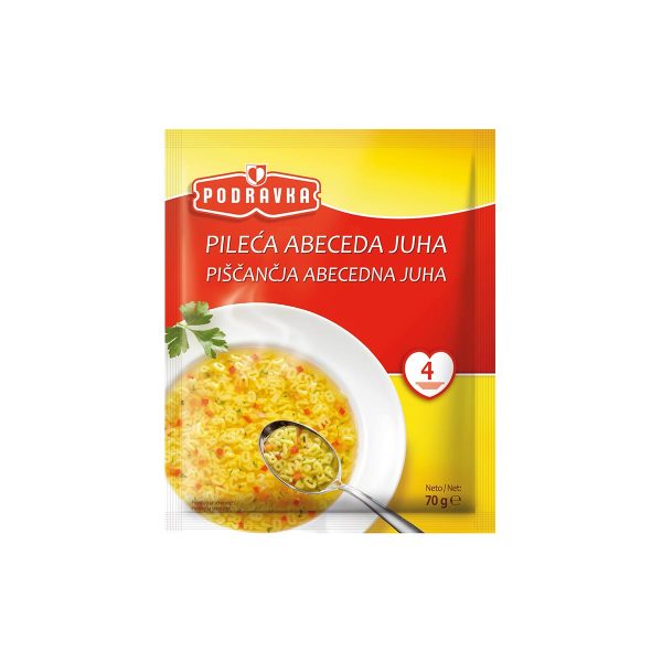 Chicken alphabet soup 70 g - Podravka