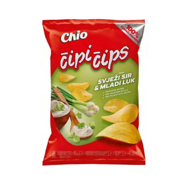 Chips Chio cheese and onion 150 g