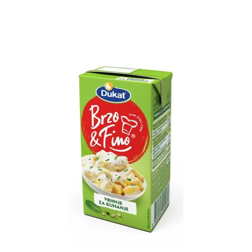 Cooking cream 20% - 200 g - Dukat