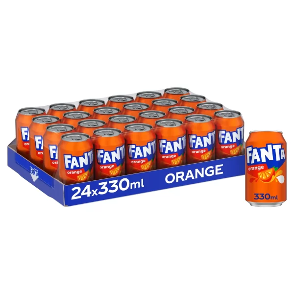 Fanta Orange 0,33 L - pack of 24 bottles