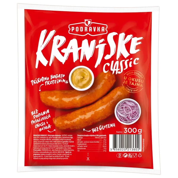Kranjske sausages 300g