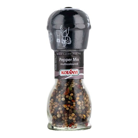 Mixed whole peppercorns with grinder 35 g - Kotany