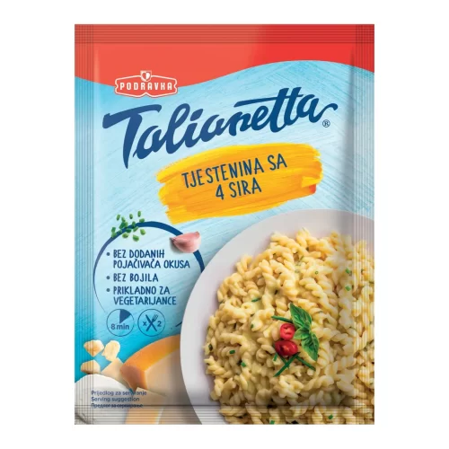 Pasta with 4 cheeses 145 g - Podravka