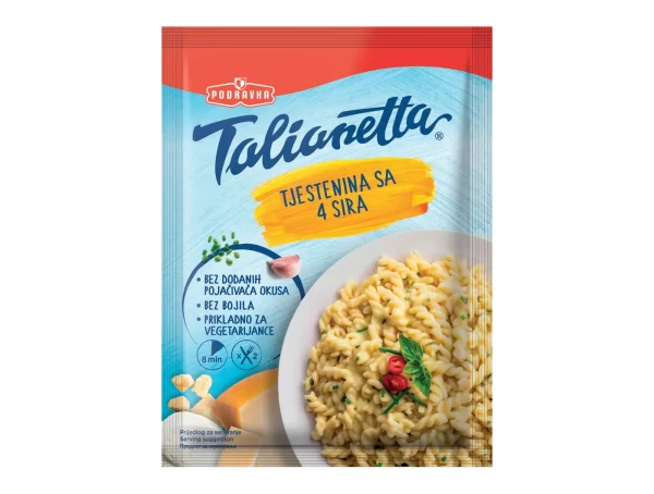 Pasta with 4 cheeses 145 g - Podravka