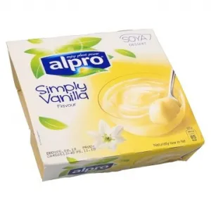 Soy vanilla dessert 4x125g -Alpro