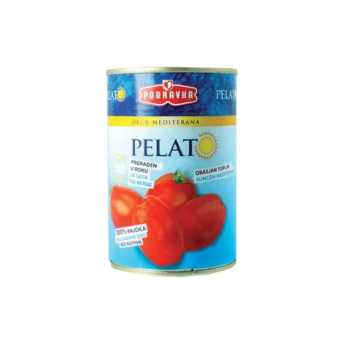 Whole peeled tomatoes 800 g - Podravka