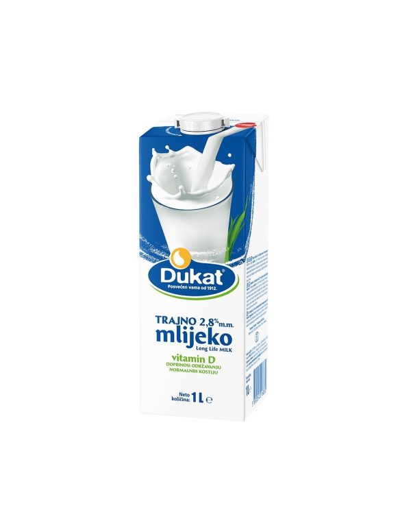 Durable milk 2,8% - 1L- Dukat