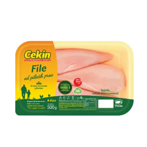 Chicken breasts, skinless 500 g - Cekin