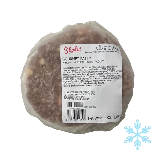 Burger (100% beef) Škokić 1kg