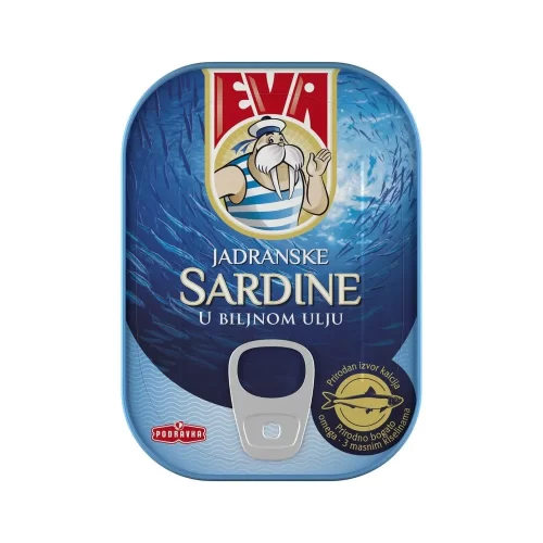 Sardines in vegetable oil Eva 100 g